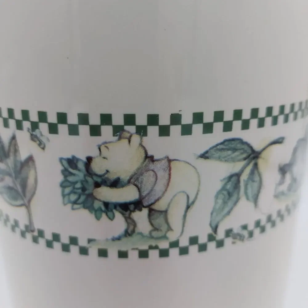 Disney Winnie the Pooh Works Cookie Jar Ceramic Stoneware Canister Treat Pot VTG